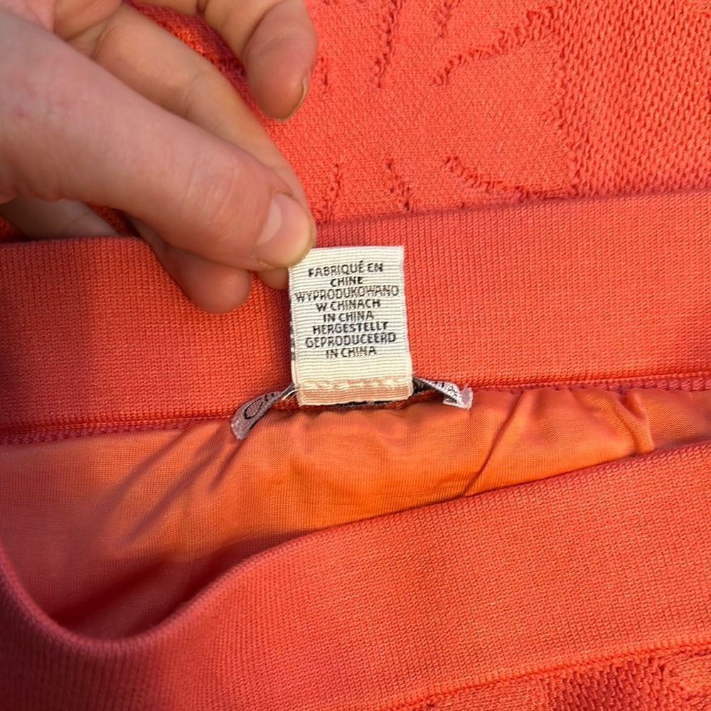 Christian lacroix  Coral stretchy ‎ midi skirt - Picture 5 of 5